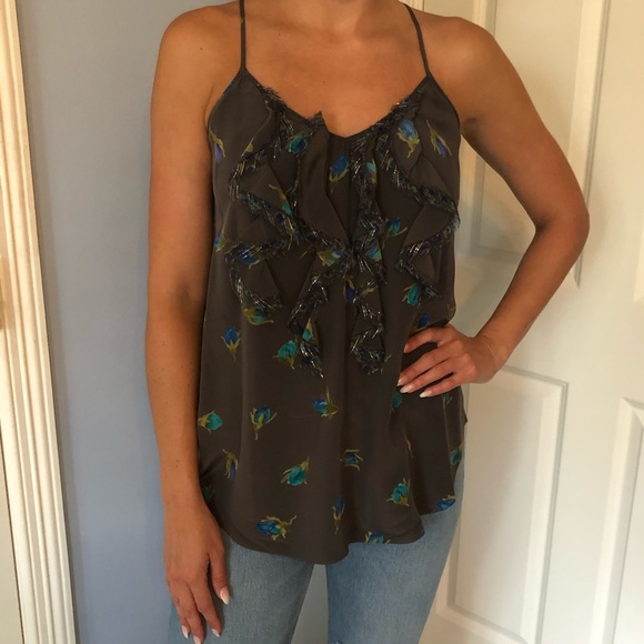 Rebecca Taylor Ruffle Cami - Picture 1 of 3